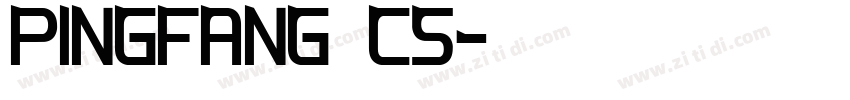 PINGFANG cs字体转换